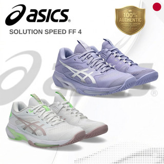 ASICS Women's Solution Speed FF 4 Tennis Shoes - Flagship All-Court Stability - Japan Direct