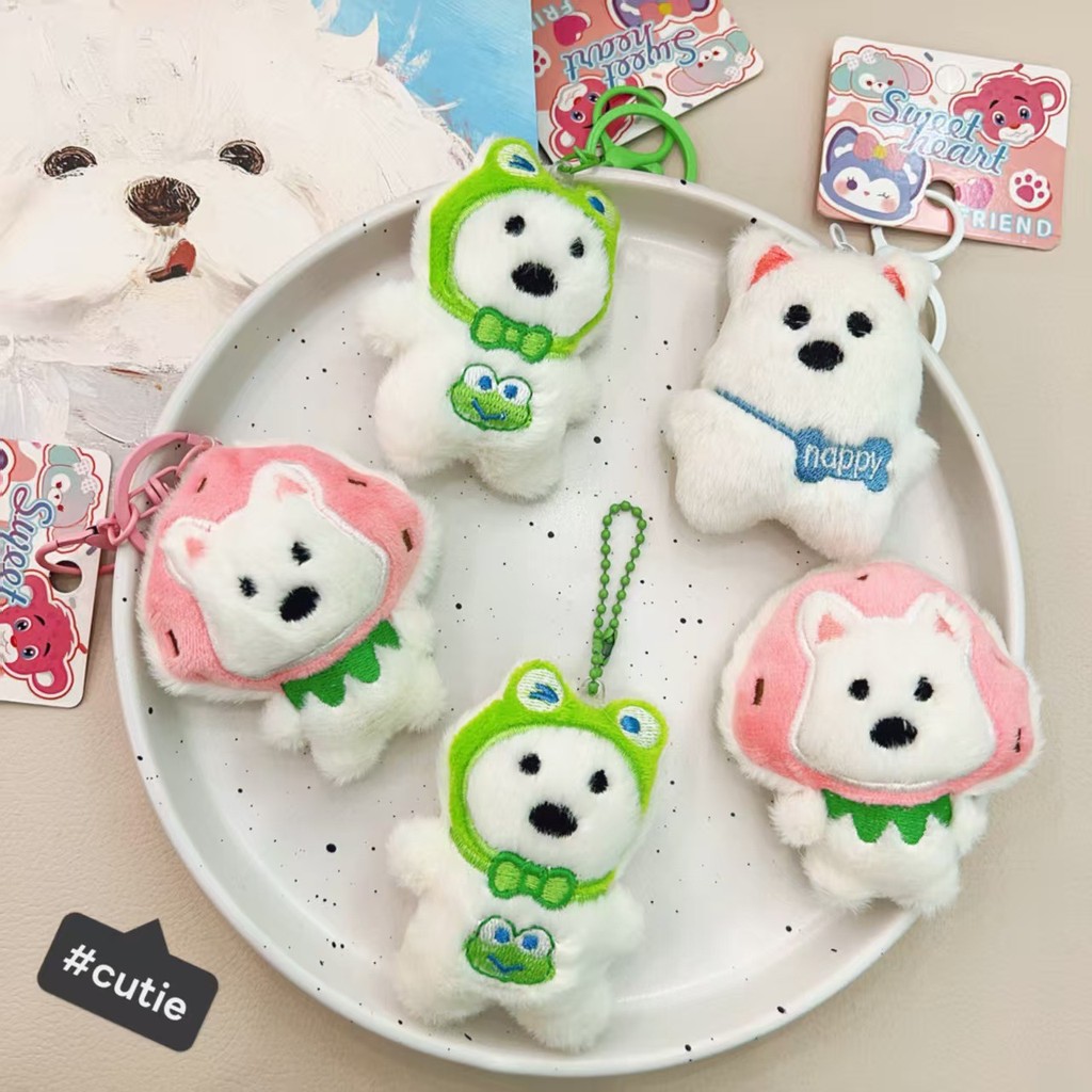 ร้านไทย พร้อมส่ง  พวงกุญแจ ลายการ์ตูน ขนฟู ห้อยกระเป๋า น่ารัก ประดับกระเป๋า บีบมีเสียง พวงกุญแจมินิ KEY27 ราคา ถูกที่สุด ดีลบีเคเค แกลเลอรีภาพที่ 3
