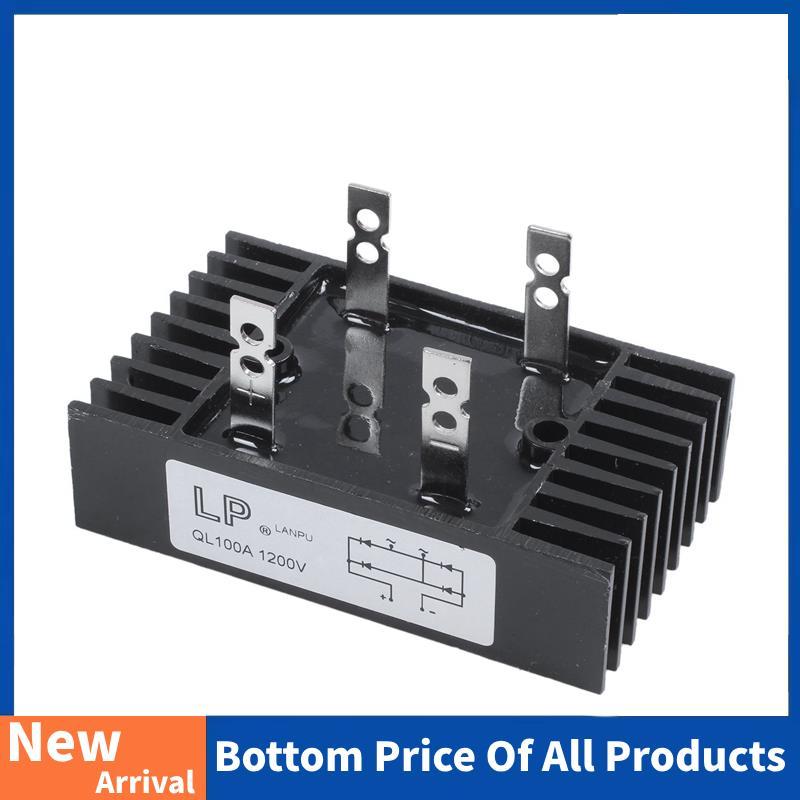 100Amp 1200Volts 4 Pins 1 เฟสไดโอดสะพาน Rectifier QL100 ประเภท