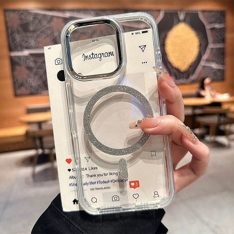 เคสโทรศัพท์โปร่งใสสำหรับ iPhone 15 14 13 12 11 16 17 Pro รูปที่ 2