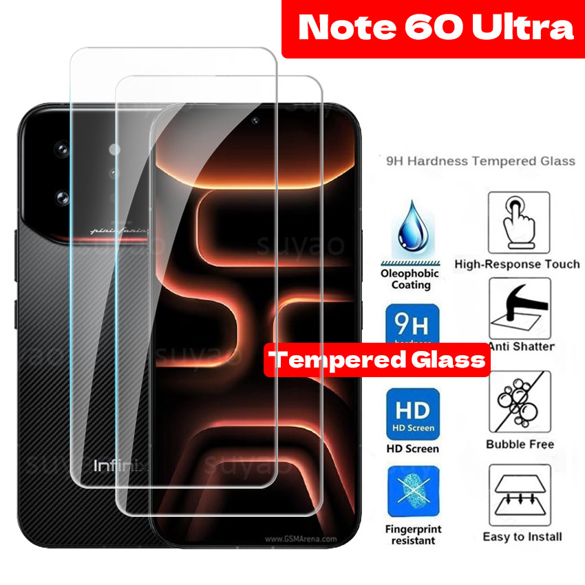 5 ชิ้นสําหรับ infinix Note 60 Ultra 60Ultra 5G 2026 โทรศัพท์กระจกนิรภัย Clear Note60Ultra Note60 ป้อ