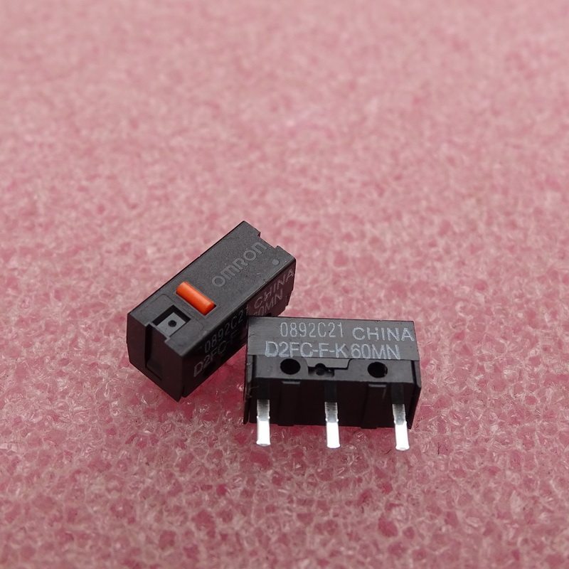 OMRON Red Dot Micro Switch ทนทานสูง D2FC-FK เมาส์อะไหล่ปุ่มกลไก