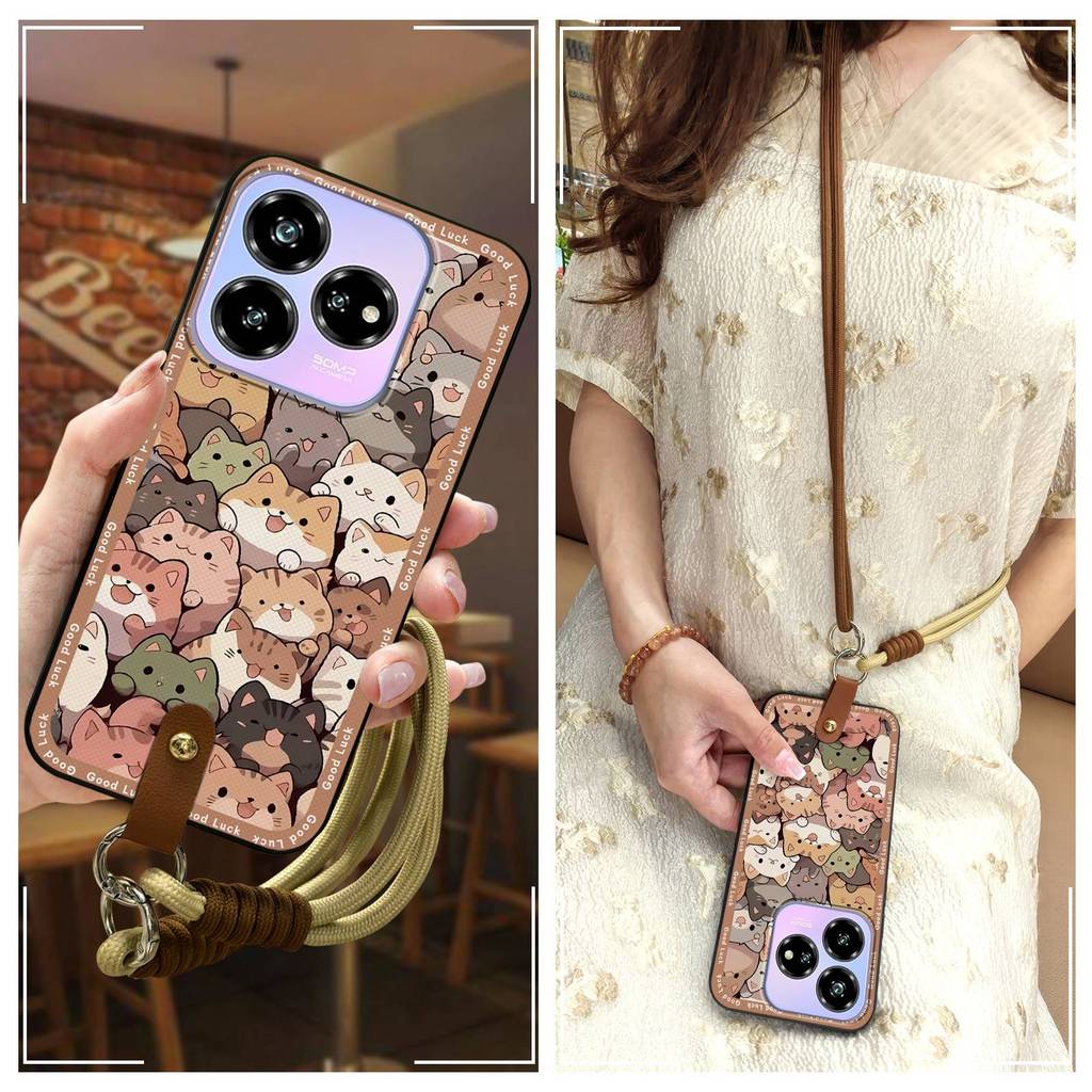 Anti-knock Graffiti เคสโทรศัพท์สําหรับ ZTE ใบมีด V60 ออกแบบ/Axon 60 Lite น่ารักปกหลังป้องกันฝุ่นกันน