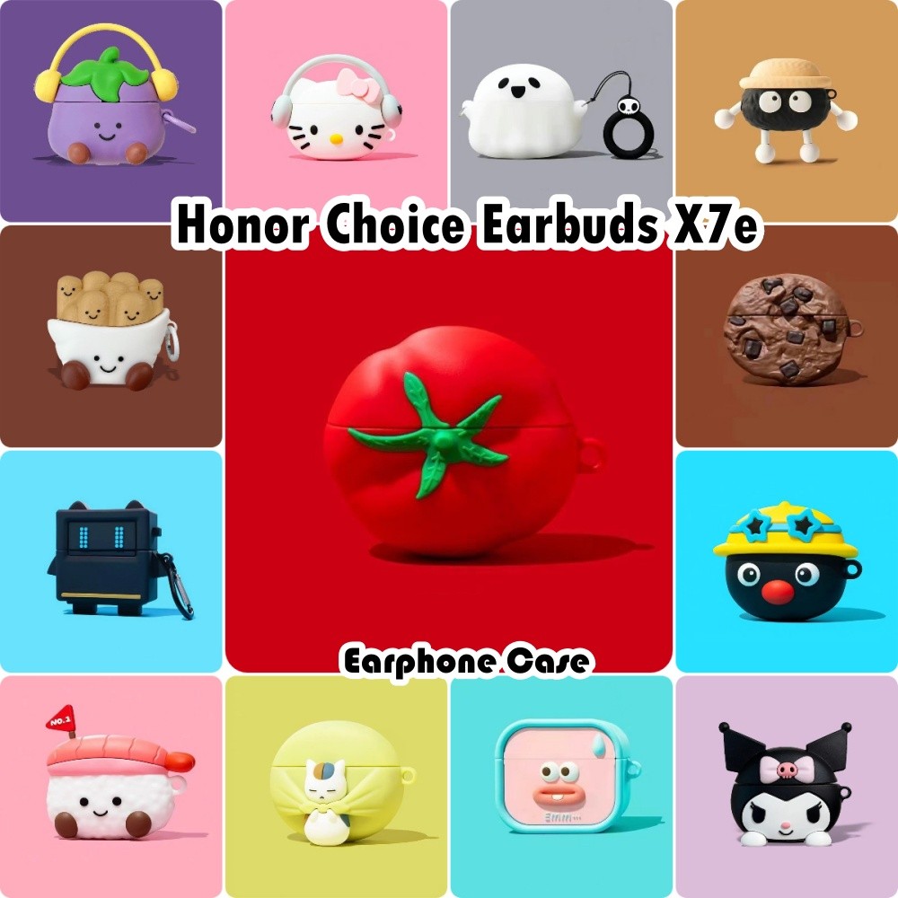 ส่วนลดสําหรับ Honor Choice Earbuds X7e Case การ์ตูนอินเทรนด์ซิลิโคนอ่อนนุ่มหูฟังกรณีปลอก NO.2