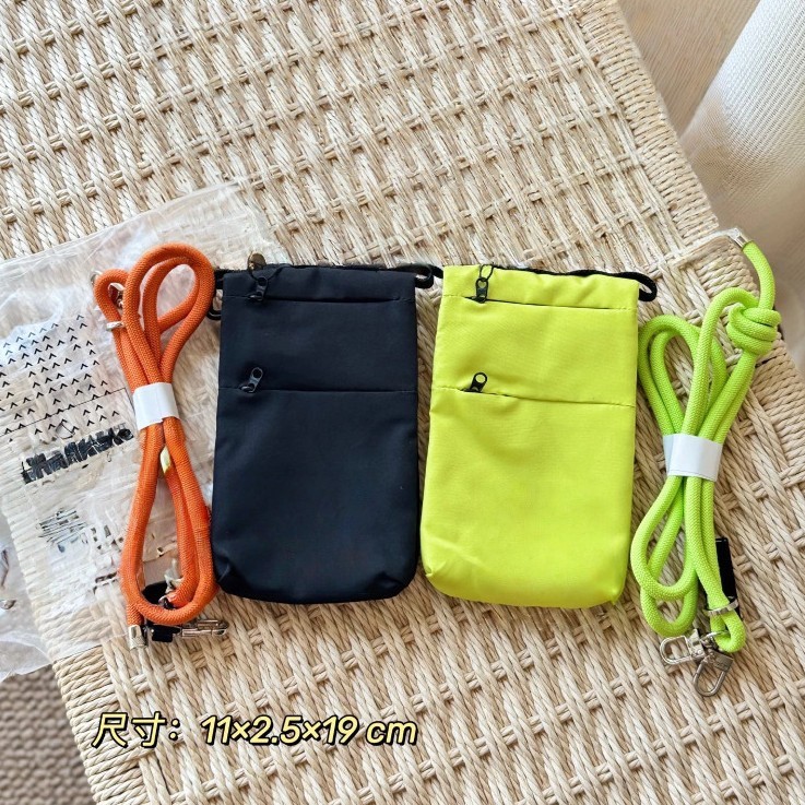 TOG ขนาดใหญ่-ความจุพับกระเป๋าโทรศัพท์มือถือสไตล์ญี่ปุ่นอินเทรนด์ Cross-Body กระเป๋า Co-Branded กระเป๋าเหรียญกลางแจ้งกันน้ํา L91Q