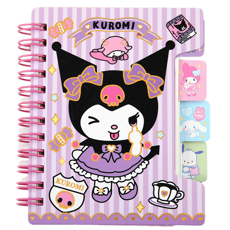 ใหม่การ์ตูนสาวน้อยแยกขดลวด Notepad ม้วน Notepad น่ารักมูลค่าสูงสาว 100K Notepad Notepad261566