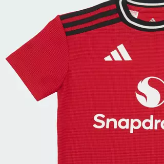 adidas ฟุตบอล เสื้อฟุตบอลสำหรับแฟนทีมแมนเชสเตอร์ยูไนเต็ดสำหรับเด็กโต เด็ก สีแดง KR2572