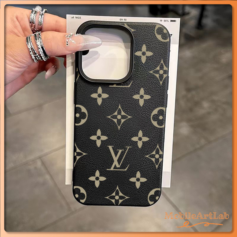 เคสไอโฟน 16 11 สำหรับ IPhone 15 13 11 16 12 14 Pro Max 15 7 8 14 Plus XR XS X Max ใหม่เคสเนื้อหนังพรีเมี่ยม ดอกไม้เก่า