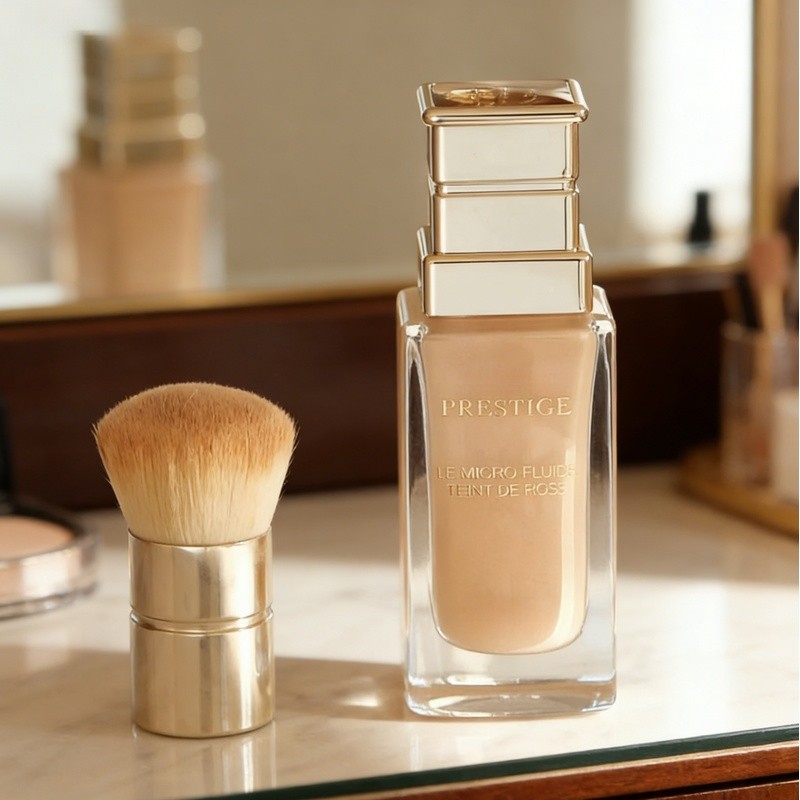 มาใหม่ Di Flower Secret Rose Extract Revitalizing Essence Liquid Foundation คอนซีลเลอร์ Lasting Ligh