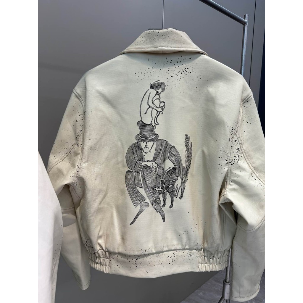 EYY7 Heavy Industry erd The Melancholy Rich Second Generation pu Lambskin Ink Splash Mysterious Pers