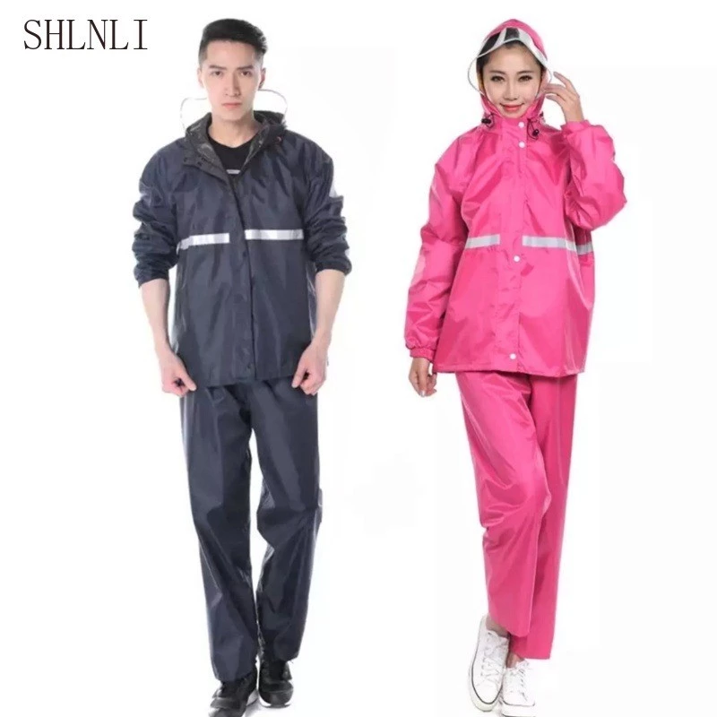 ชุดเสื้อกันฝนรถจักรยานยนต์ กางเกงกันน้ำ สำหรับขี่จักรยาน thumbnail 3