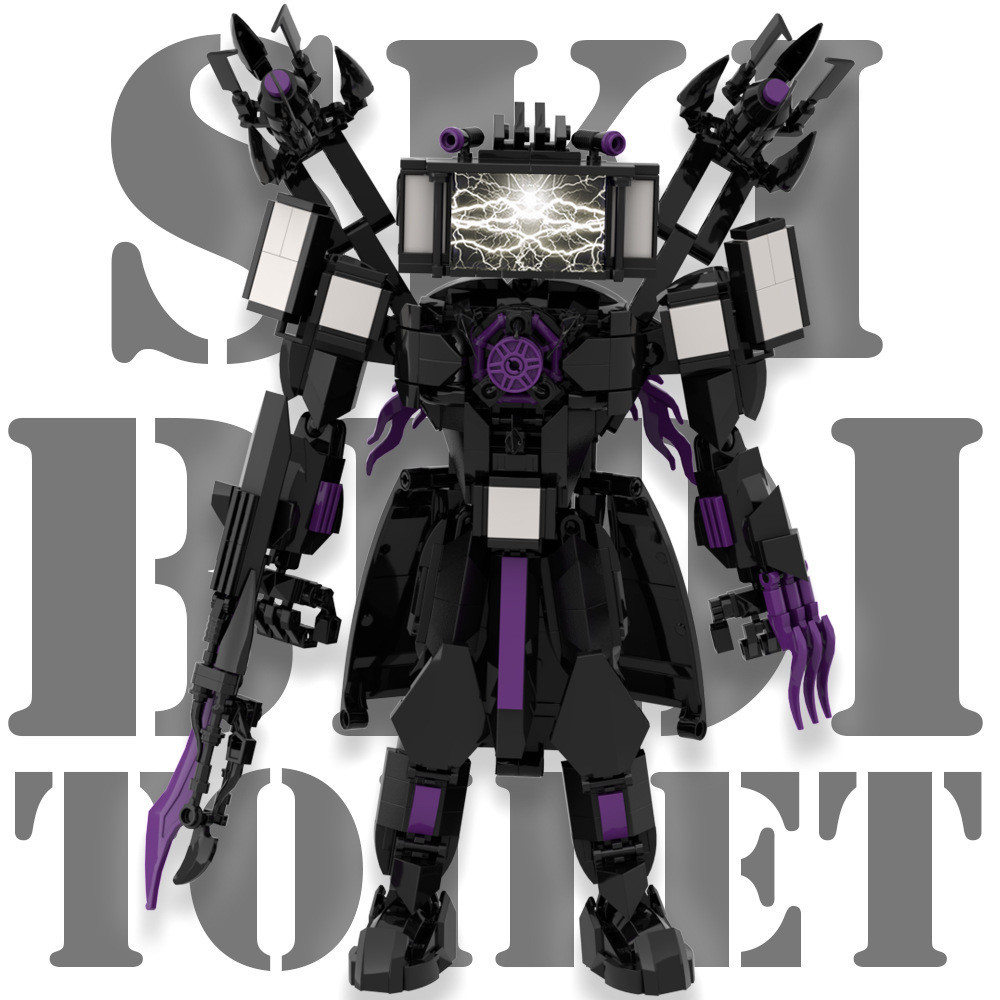 Titan TV Man Clock จักรวาลห้องน้ํา Man Monitor Skibidi ห้องน้ําของเล่นบล็อกตัวต่อ