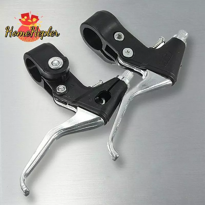 HomeHepler 2 ชิ้นอลูมิเนียมจักรยานเสือภูเขาเบรค Lever เบรค Caliper Handgrip เครื่องมืออุปกรณ์เสริมทั่วไปอะไหล่ใหม่