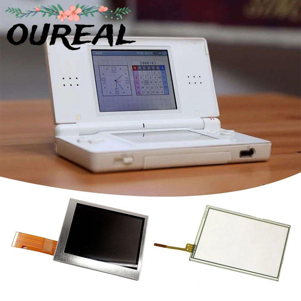 OUREAL จอแสดงผล LCD, ซ่อมหน้าจอคอนโซลเกมต้นฉบับ, อะไหล่ DIY หน้าจอ Digitizer สําหรับ DS/NDS
