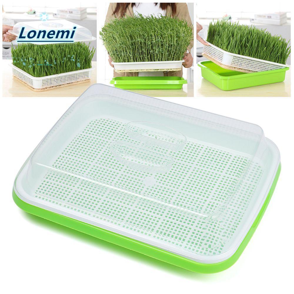 LONEMI Grow Nursery Pots อุปกรณ์ทําสวนถาด Hydroponic Soilless Cultivation Sprout Pot