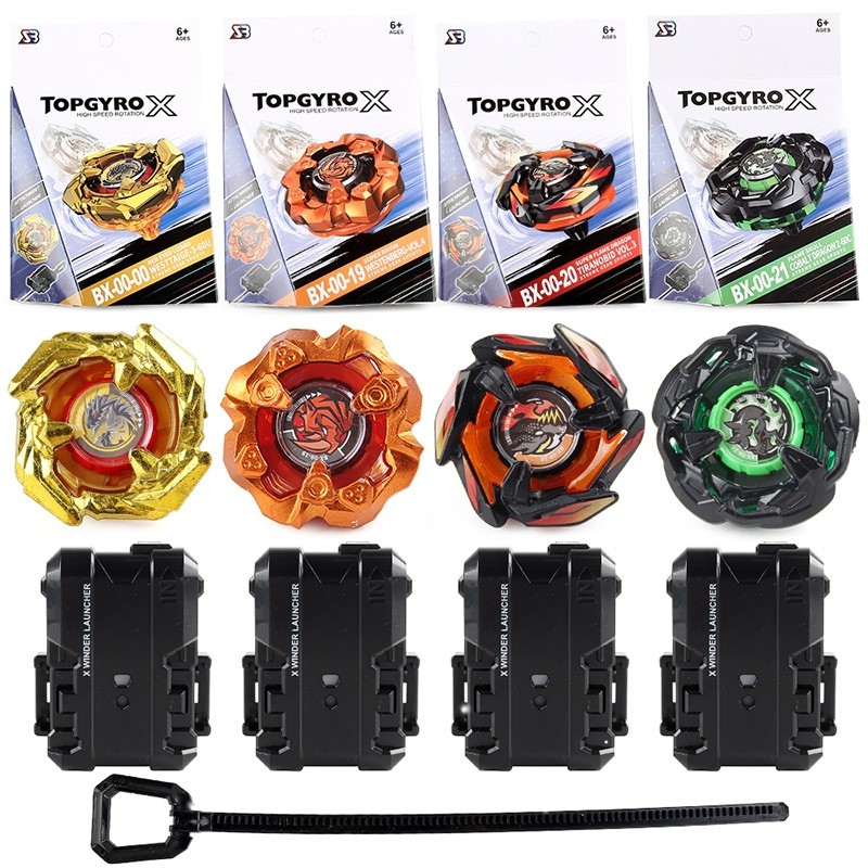 beyblade x cx 01 beyblade Beyblade beybladeBX00 รุ่นสีที่แตกต่างกันประกอบของเล่น Beyblade พร้อมไม้บร