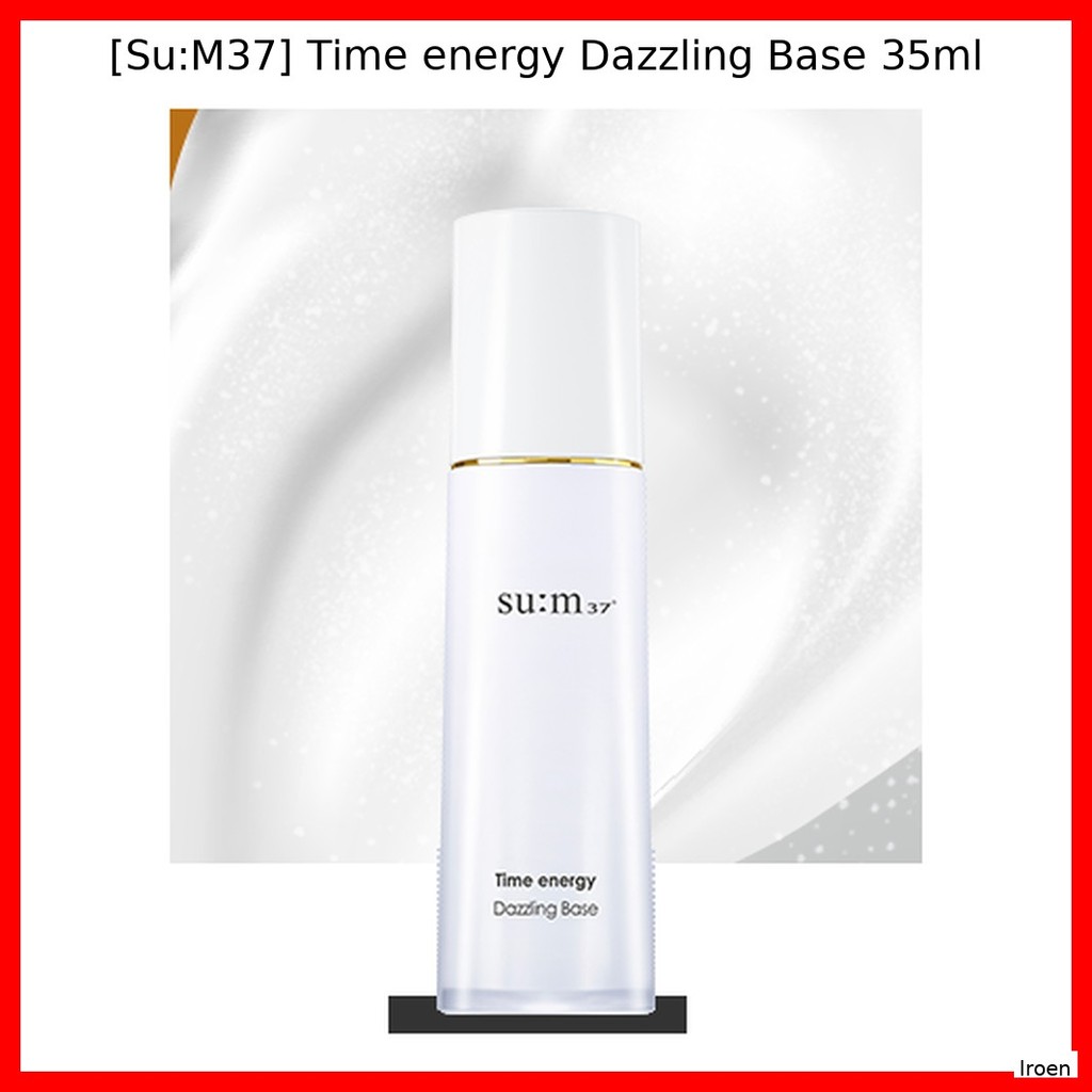 [Su:M37] Time energy Dazzling Base 35ml / Radiant, Hydrating by Iren
