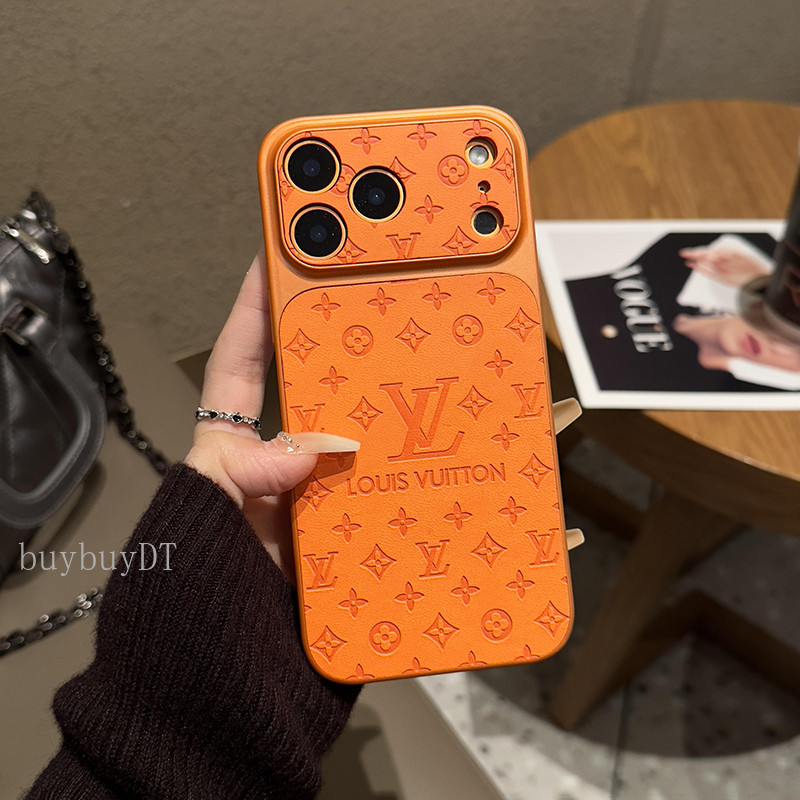 High End Retro Large Window PU Leather เคสโทรศัพท์แฟชั่นเหมาะสําหรับ IPhone 13 14 15 16 17 Pro Max S