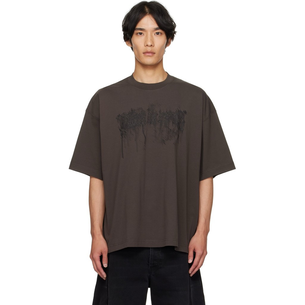 Vetements2025 เสื้อยืดปักลายฤดูร้อนสไตล์ใหม่