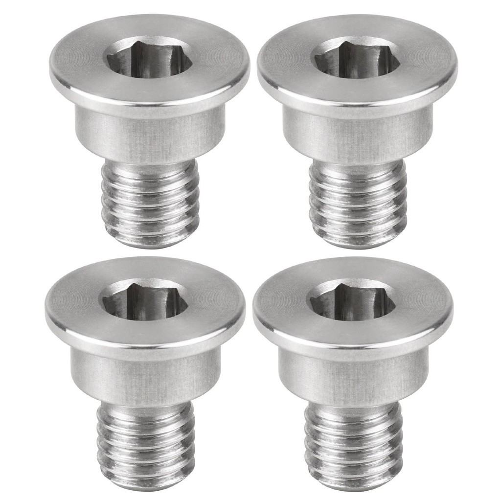 BEVINSEE สแตนเลสสตีลดิสก์เบรกโรเตอร์ชุดสกรูสําหรับ BMW E36 E46 E90 E93 F30 F34 E34 E39 E60 F10 G30 X