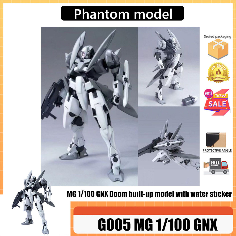 Phantom รุ่น G005 MG 1/100 GNX Phantom รุ่น G005 MG 1/100 GNX Doom Type Assembly รุ่นพร้อมสติ๊กเกอร์