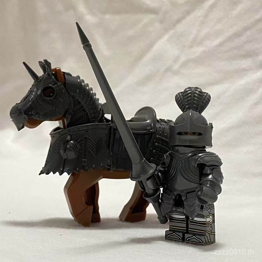 พร้อมสต็อก Third Party Gothic Knight Armor Battle Margothic Armor ปราสาทยุคกลางประกอบอาคารบล็อก Mini