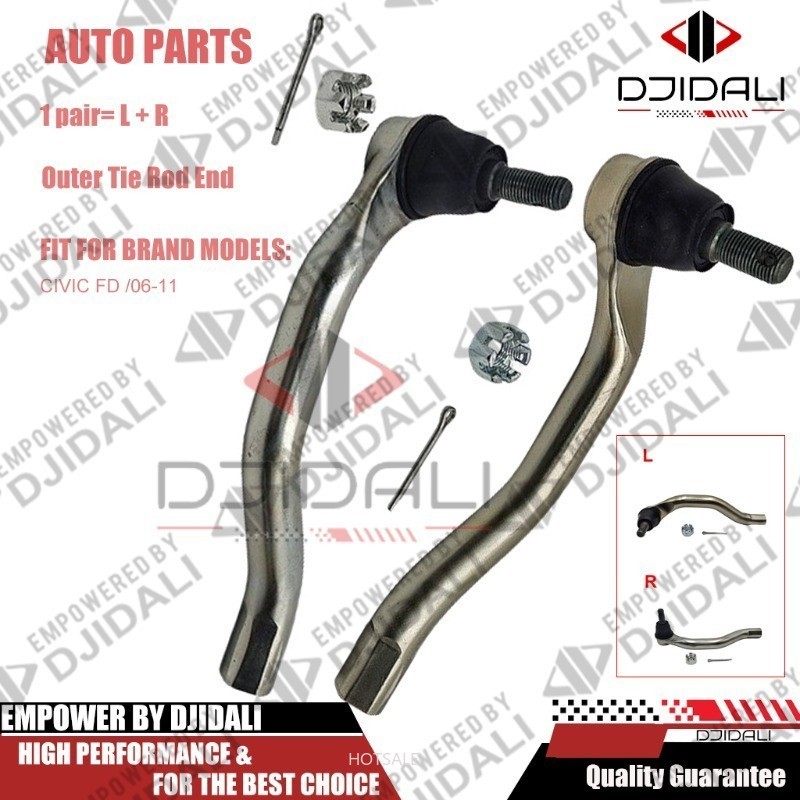 1 Pair ลูกหมากคันชักนอก for HONDA CIVIC FD /06-11  (แพ๊กคู่ 2ตัว) SE6381 53560-SNA-A01 / 53540-SNA-A01