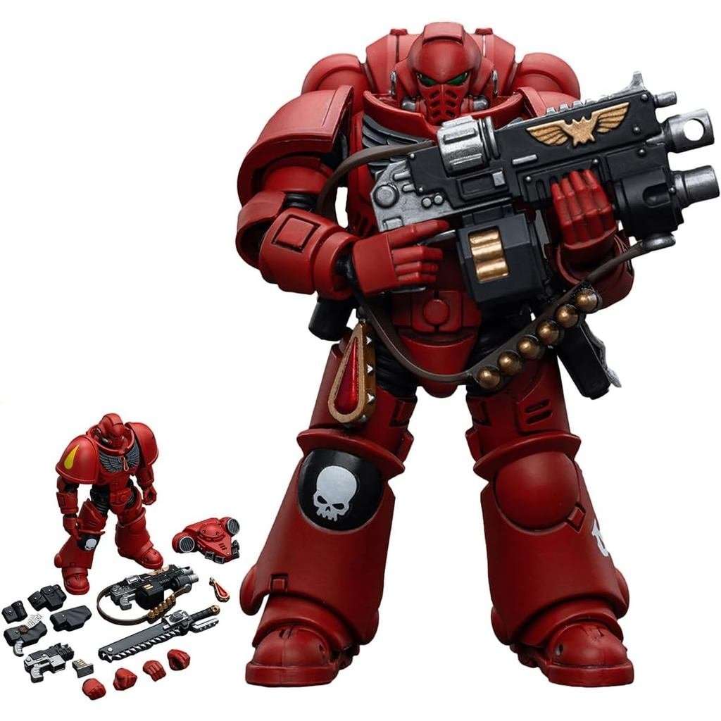 JOYTOY 1/18 Warhammer 40,000 Action Figure Blood Angels Intercessor Collection Model,JT6649