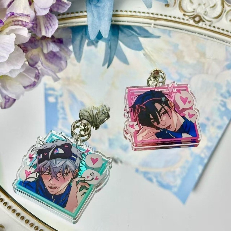 Alien Stage Anime KeyChain Ivan Till ผู้ชายพวงกุญแจสําหรับผู้หญิงการ์ตูนสร้างสรรค์แฟชั่นศิลปะรูปอะคร