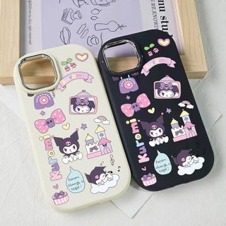 ส่งของเร็ว เคสสำหรับไอโฟน12 การ์ตูนคุลมี สนุก เคสมือถือกล้องสีเงิน for IPhone17 16 11 12 13 14 15Pro MAX XS XR 6/7/8PLUS