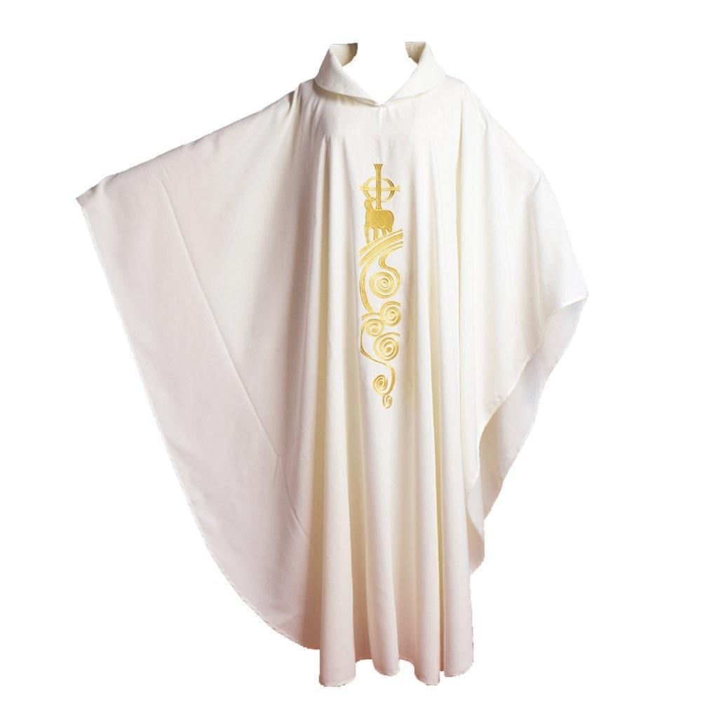 เครื่องแต่งกายเสื้อคลุมยุคกลาง Cos ชุด Retro King เสื้อคลุม Retro เสื้อคลุม Retro Robe Stage Perform