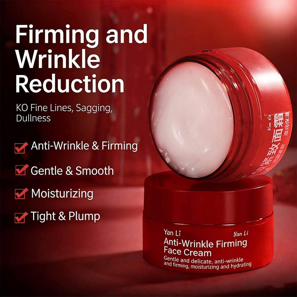 ครีมต่อต้านริ้วรอยกระชับผิว 50g - มอยเจอร์ไรเซอร์บํารุงผิวหน้าเพื่อปรับสีผิวให้กระจ่างใส