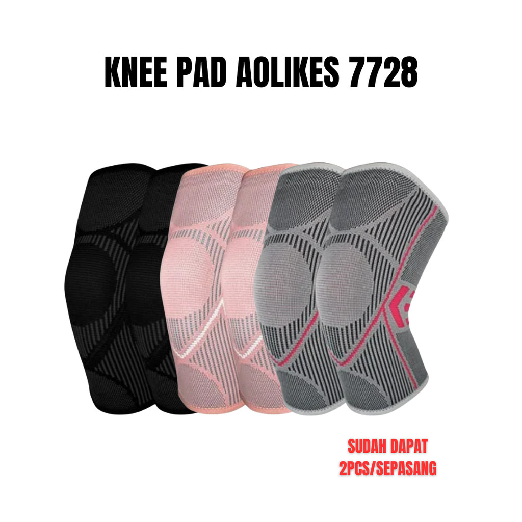 SH88 - AOLIKES 7728 Sports Kneepad / Softknee Sport Fitness อุปกรณ์ป้องกันเข่า