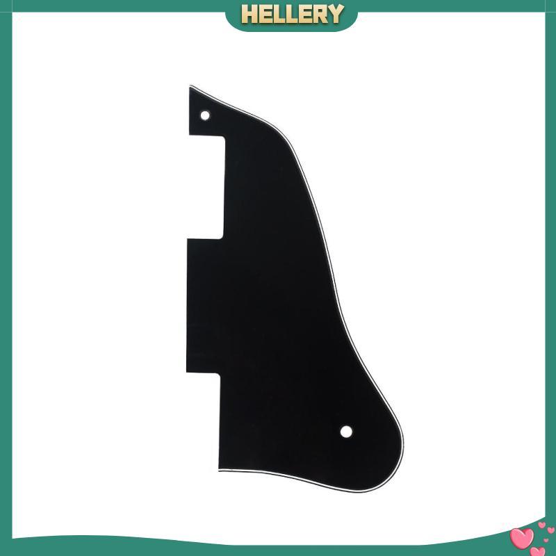 [HelleryTH] แผ่นรอยขีดข่วน Pickguard สามชั้นที่ทนทานสําหรับชิ้นส่วนทดแทนกีตาร์ ES335 สีดํา