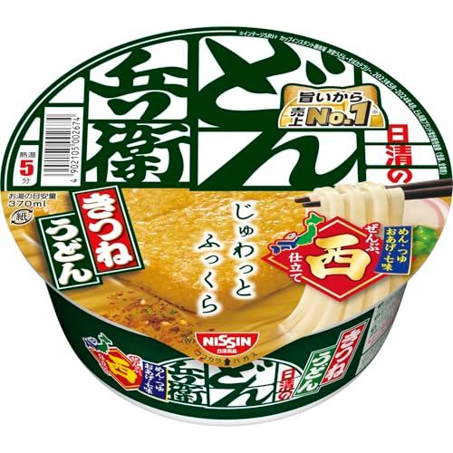 Donbei Kitsune Udon (West) Nissin Foods Cup Noodles 95g × 12 packs