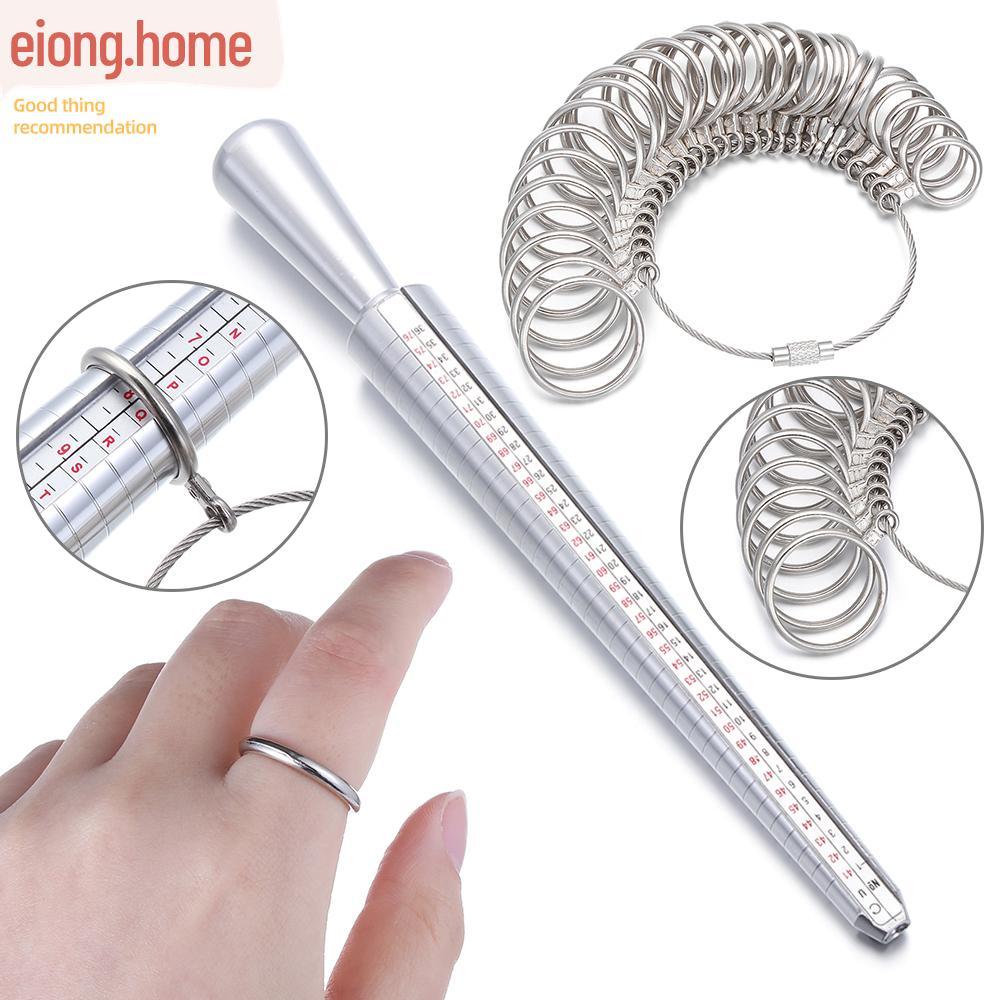 EIONG Finger Ring Sizer อุปกรณ์มาตรฐานระดับโปร สำหรับวัดขนาดแหวนตามมาตรฐานสหรัฐฯ