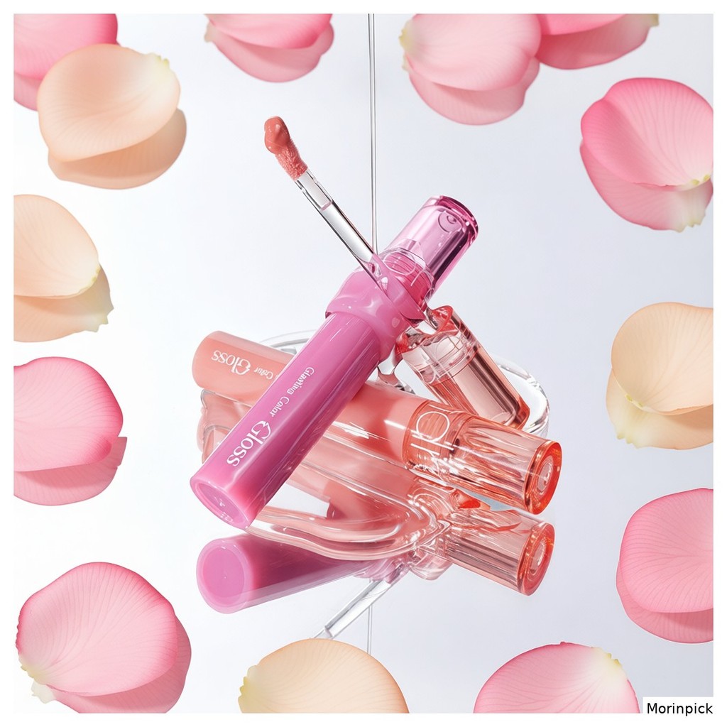[Romand] Glasting Color Gloss 4g - 01 Peony Ballet / Korean Gloss / High Shine / ของแท้ 100% โดย Mor