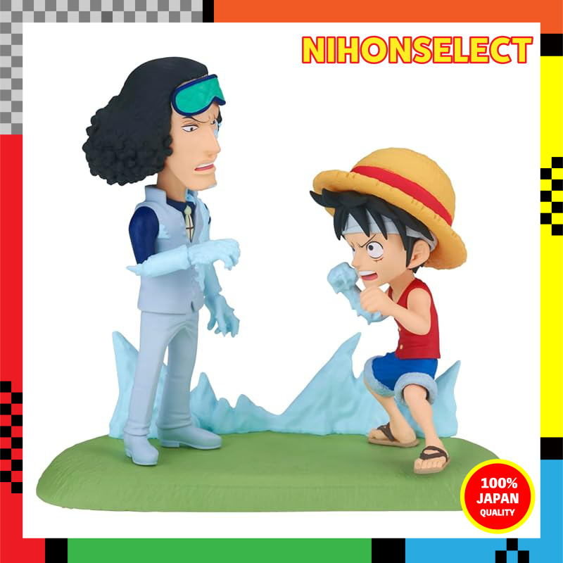 Banpresto Monkey D. Luffy vs. Kuzan One Piece Action Figure World Collectible Log Story 9cm BP28688P