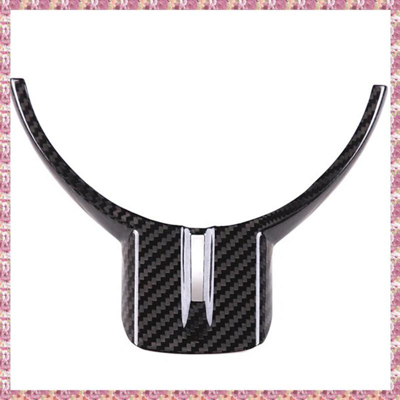 [VCPR] ปลอกหุ้มพวงมาลัยรถยนต์สติกเกอร์ตัดคาร์บอนไฟเบอร์แห้งสําหรับ BRZ / 86 2012-2021 ภายในรถ สีดําเ