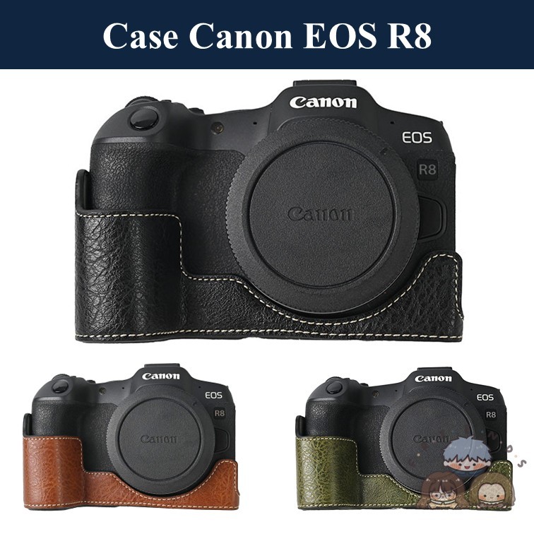 Case สำหรับ Canon EOS R8 / เคส Canon EOS R8 Case Canon EOS R8 Half Case EOS R8 เคส EOS R8 Half Case 