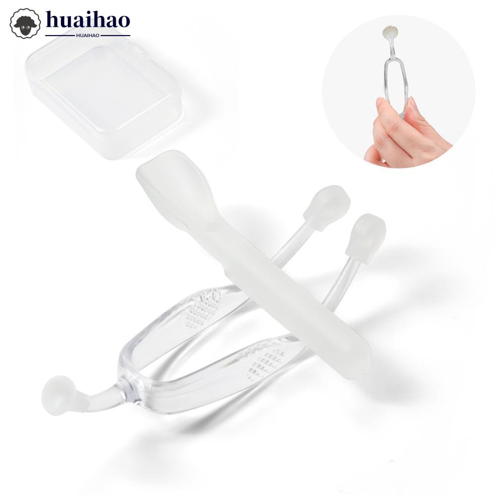 HUAIHAO คอนแทคเลนส์ Inserter Remover แหนบอ่อนดูด Stick คอนแทคเลนส์ Application Aid เลนส์สวมใส่เครื่อ