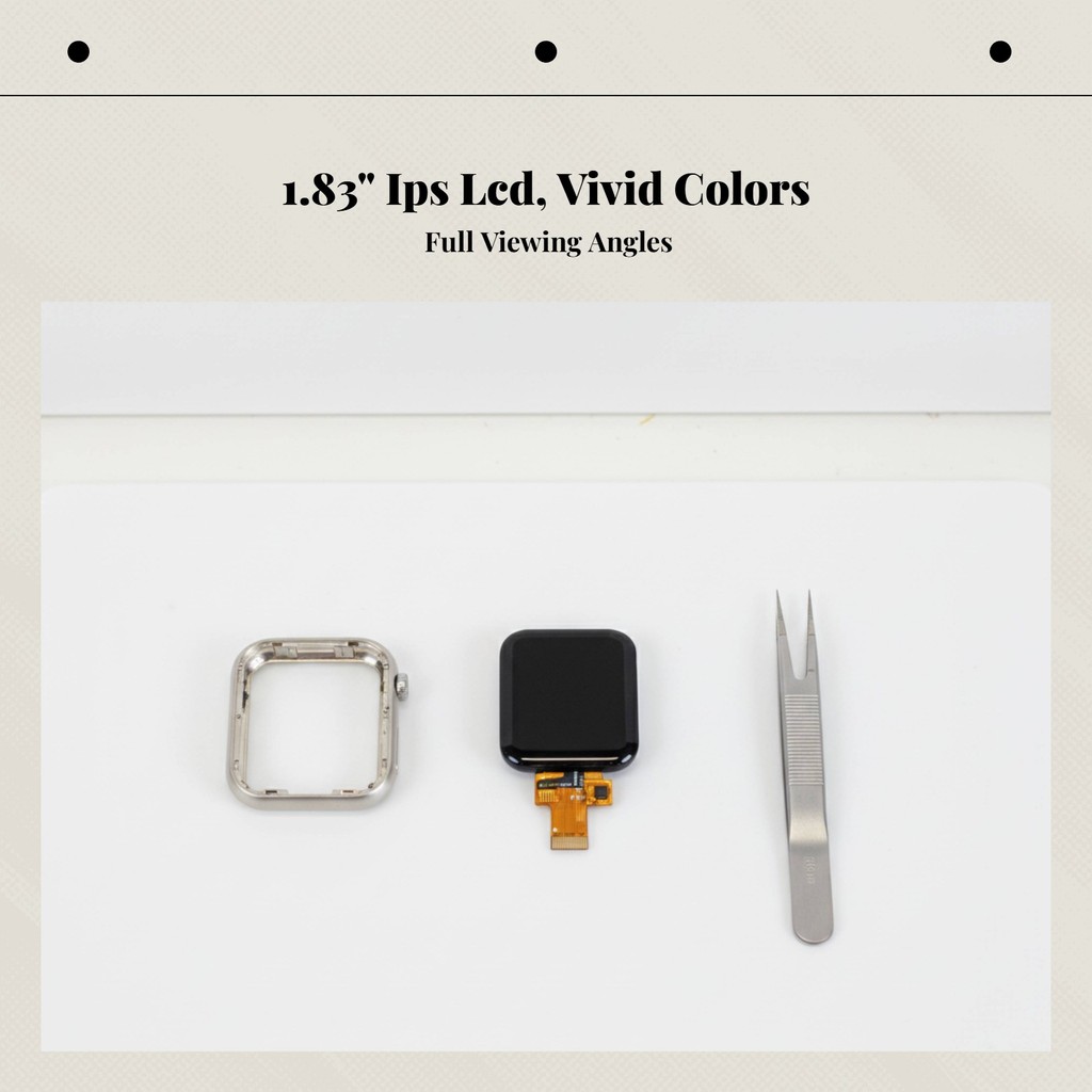 หน้าจอ TFT LCD, มุมมองเต็ม, SPI, ST7789, แผงสัมผัส