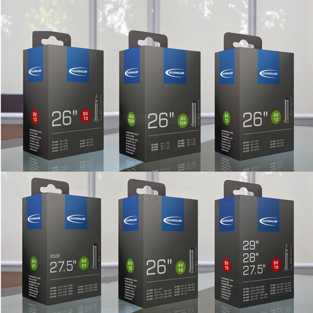 ยางในจักรยาน SCHWALBE ขนาด 26 27.5 29 SV19 AV12A AV19 AV21 SV3 SV19 AV13