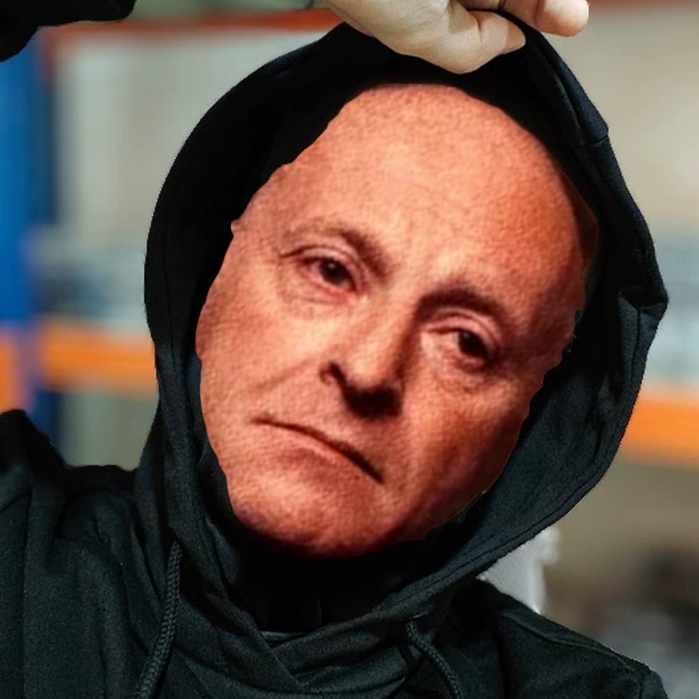 สมจริง Face Mask ตาข่าย Celebrity Balaclava หมวกหมวกเครื่องแต่งกาย Prop คอสเพลย์สนุก H8w5