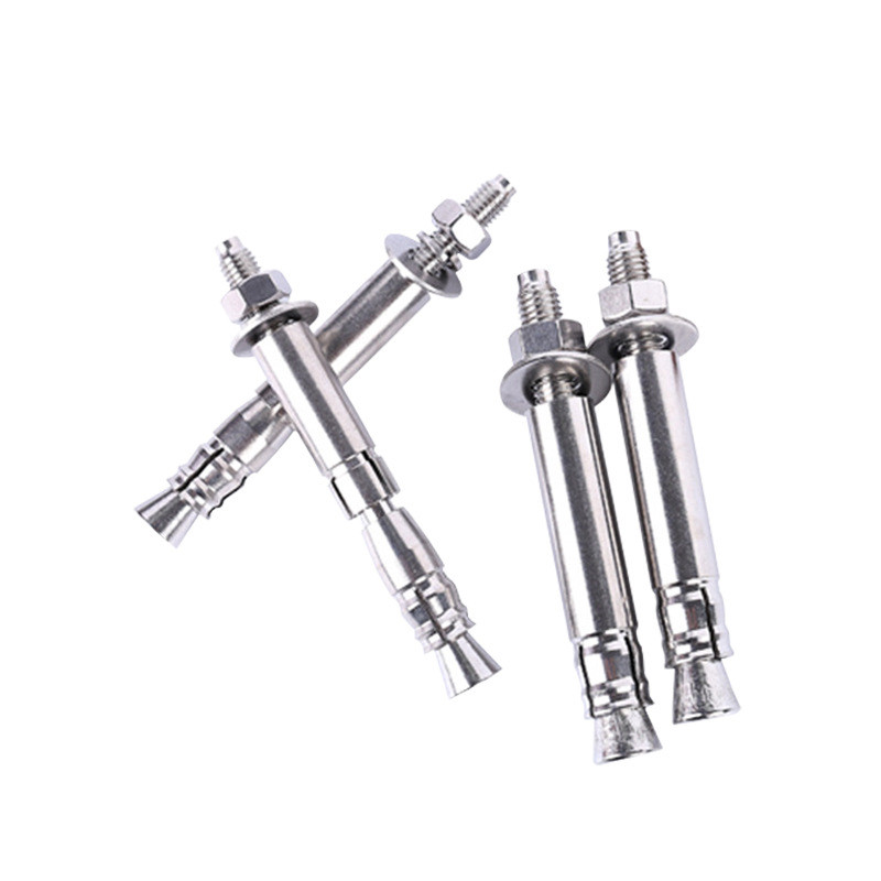 สแตนเลส Mechanical Anchor Bolt ด้านหลังขยายด้านล่าง Mechanical สกรูขยายด้านหลังตัด Mechanical Anchor