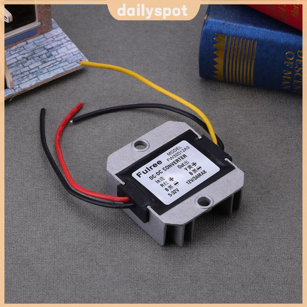 ⚡24ชม.⚡DC-DC แรงดันไฟฟ้าเสถียรโมดูล 5-32V ถึง 12V3A แรงดันไฟฟ้า Stabilizer อัจฉริยะป้องกันความปลอดภัยอัตโนมัติ Boost Depressurization - รูปที่ 6