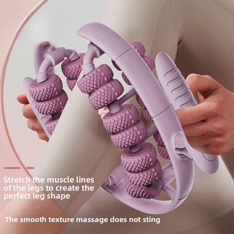 Newest 28 Wheel Annular Leg Clamp Massager Relax  Massager Anti-cellulite Massager Body Slimming Rol