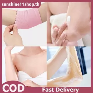 SUNSHOP 1 คู่ข้อศอก Joint Arm Sleeve Gel Moisturizing Cover Breathable ผิวแห้ง Moisturizing Elastic Elbow Protector สําหรับ SPA Home TH