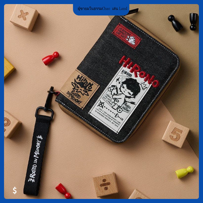 POPMART POPMART Ono Hirono Echo Series Passport Bag Travel Abroad Portable Storage Card Case