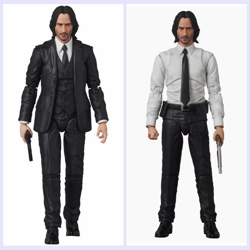 Fast Chase 4 พิมพ์ซ้ํา MAF212 เคลื่อนย้ายได้ John Wick ตุ๊กตาตกแต่งรุ่น Boxed Figure